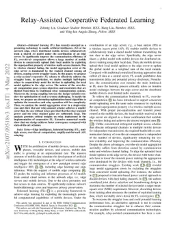 Relay-Assisted Cooperative Federated Learning