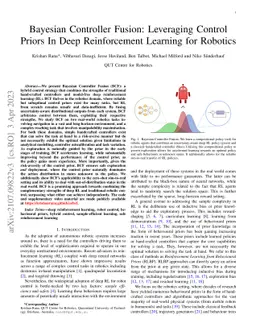 Bayesian Controller Fusion: Leveraging Control Priors in Deep
  Reinforcement Learning for Robotics