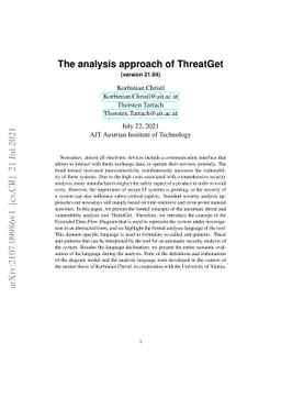 The analysis approach of ThreatGet