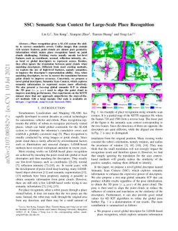 SSC: Semantic Scan Context for Large-Scale Place Recognition