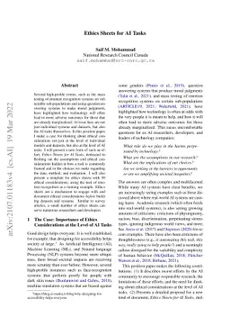 Ethics Sheets for AI Tasks