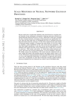 Scale Mixtures of Neural Network Gaussian Processes