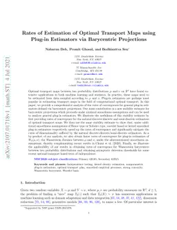 Rates of Estimation of Optimal Transport Maps using Plug-in Estimators
  via Barycentric Projections