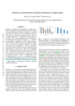 Continual Contrastive Learning for Image Classification
