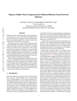Popcorn: Paillier Meets Compression For Efficient Oblivious Neural
  Network Inference