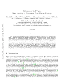 Histogram of Cell Types: Deep Learning for Automated Bone Marrow
  Cytology
