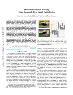 Multi-Modal Motion Planning Using Composite Pose Graph Optimization