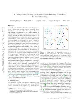 A Linkage-based Doubly Imbalanced Graph Learning Framework for Face
  Clustering
