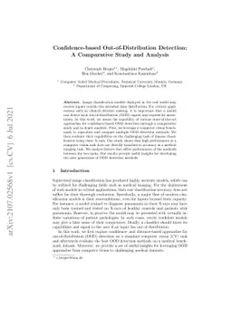 Confidence-based Out-of-Distribution Detection: A Comparative Study and
  Analysis