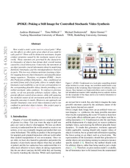 iPOKE: Poking a Still Image for Controlled Stochastic Video Synthesis