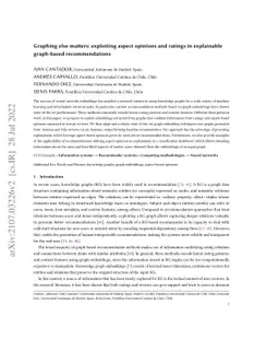 Graphing else matters: exploiting aspect opinions and ratings in
  explainable graph-based recommendations