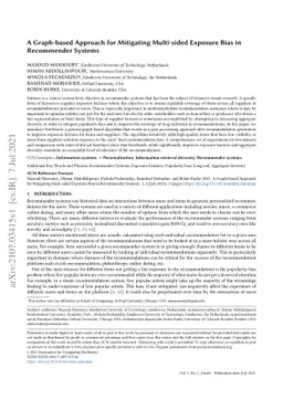 A Graph-based Approach for Mitigating Multi-sided Exposure Bias in
  Recommender Systems
