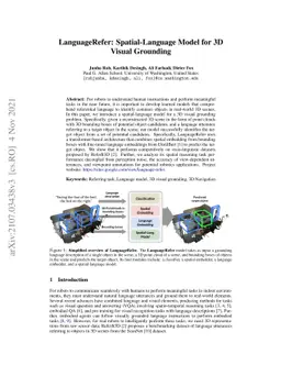 LanguageRefer: Spatial-Language Model for 3D Visual Grounding
