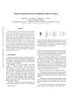 Feature Pyramid Network for Multi-task Affective Analysis
