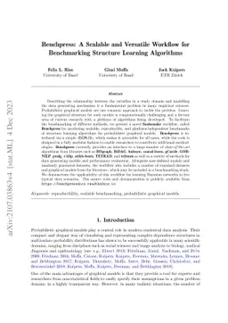 Benchpress: A Scalable and Versatile Workflow for Benchmarking Structure
  Learning Algorithms