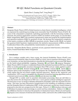 BF-QC: Belief Functions on Quantum Circuits