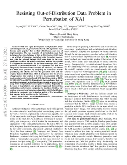 Resisting Out-of-Distribution Data Problem in Perturbation of XAI