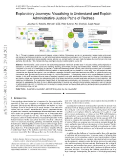 Explanatory Journeys: Visualising to Understand and Explain
  Administrative Justice Paths of Redress