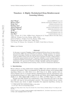 Tianshou: a Highly Modularized Deep Reinforcement Learning Library