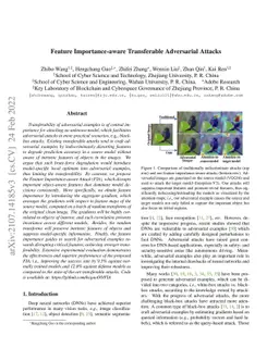 Feature Importance-aware Transferable Adversarial Attacks