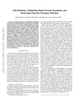 SNE-RoadSeg+: Rethinking Depth-Normal Translation and Deep Supervision
  for Freespace Detection