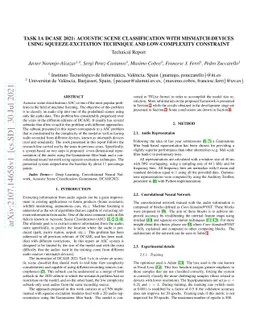 Task 1A DCASE 2021: Acoustic Scene Classification with mismatch-devices
  using squeeze-excitation technique and low-complexity constraint