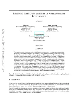Shedding some light on Light Up with Artificial Intelligence