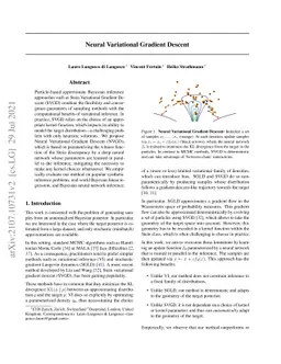 Neural Variational Gradient Descent