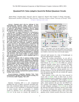 QuantumNAS: Noise-Adaptive Search for Robust Quantum Circuits