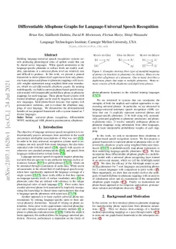 Differentiable Allophone Graphs for Language-Universal Speech
  Recognition