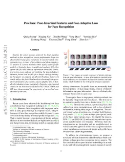 PoseFace: Pose-Invariant Features and Pose-Adaptive Loss for Face
  Recognition