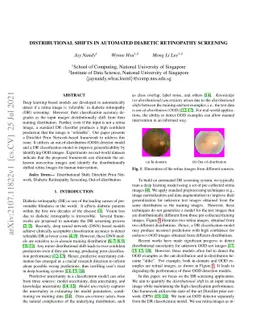 Distributional Shifts in Automated Diabetic Retinopathy Screening