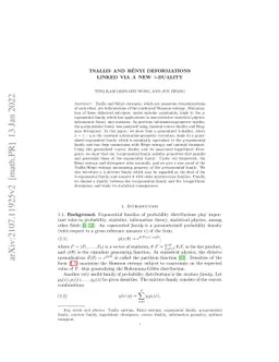 Tsallis and Rényi deformations linked via a new $λ$-duality