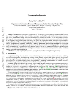 Compensation Learning