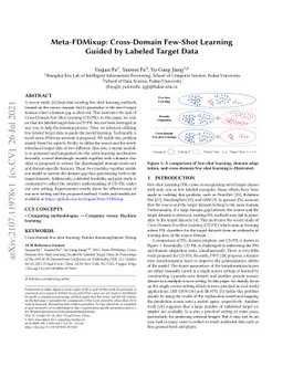 Meta-FDMixup: Cross-Domain Few-Shot Learning Guided by Labeled Target
  Data