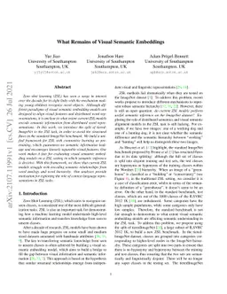 What Remains of Visual Semantic Embeddings