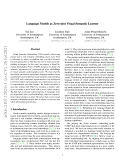 Language Models as Zero-shot Visual Semantic Learners