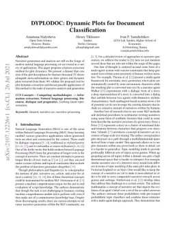 DYPLODOC: Dynamic Plots for Document Classification