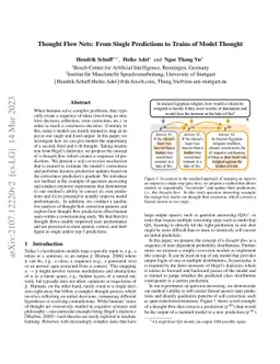 Thought Flow Nets: From Single Predictions to Trains of Model Thought
