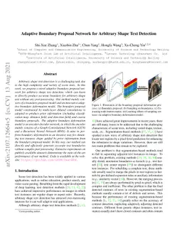 Adaptive Boundary Proposal Network for Arbitrary Shape Text Detection