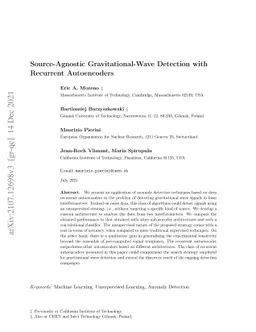 Source-Agnostic Gravitational-Wave Detection with Recurrent Autoencoders