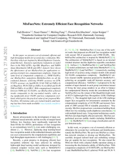MixFaceNets: Extremely Efficient Face Recognition Networks