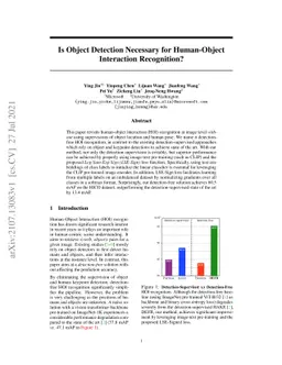 Is Object Detection Necessary for Human-Object Interaction Recognition?