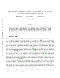 Policy Gradient Methods Find the Nash Equilibrium in N-player
  General-sum Linear-quadratic Games