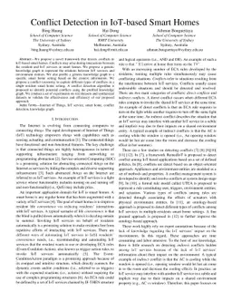 Conflict Detection in IoT-based Smart Homes