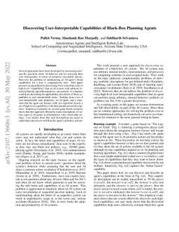 Discovering User-Interpretable Capabilities of Black-Box Planning Agents