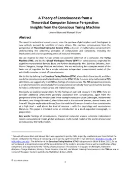 A Theory of Consciousness from a Theoretical Computer Science
  Perspective: Insights from the Conscious Turing Machine