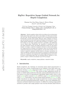 RigNet: Repetitive Image Guided Network for Depth Completion