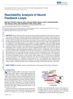 Reachability Analysis of Neural Feedback Loops