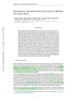 Rethinking Architecture Selection in Differentiable NAS